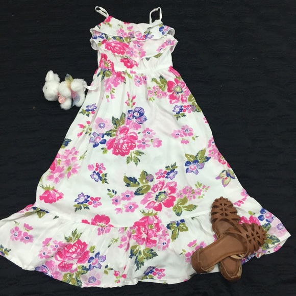 girls size 7 maxi dress